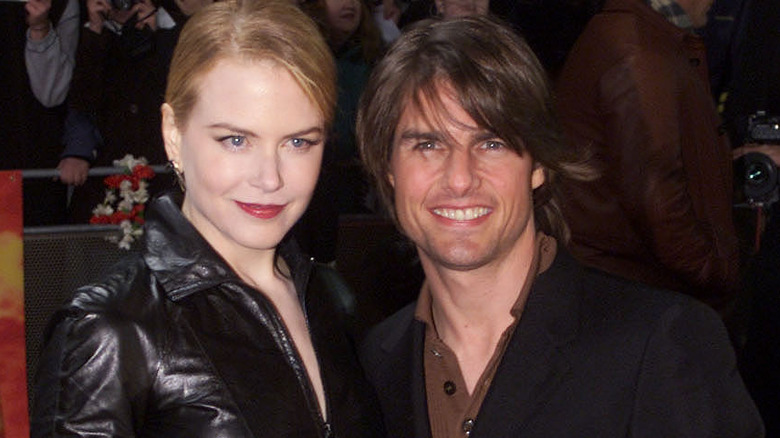 Tom Cruise and Nicole Kidman posing 