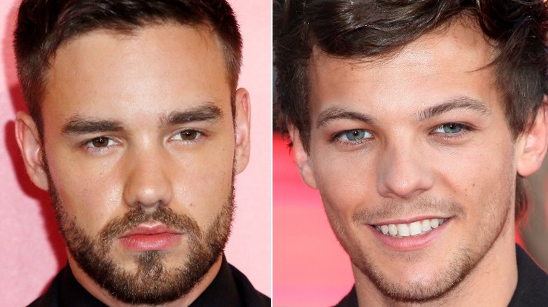 A composite image of Liam Payne and Louis Tomlinson