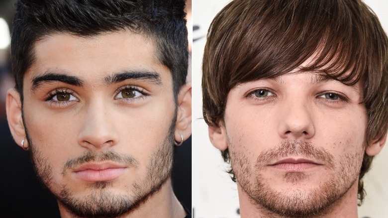 A composite image of Zayn Malik and Louis Tomlinson