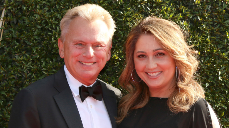 Pat Sajak and Lesley Brown