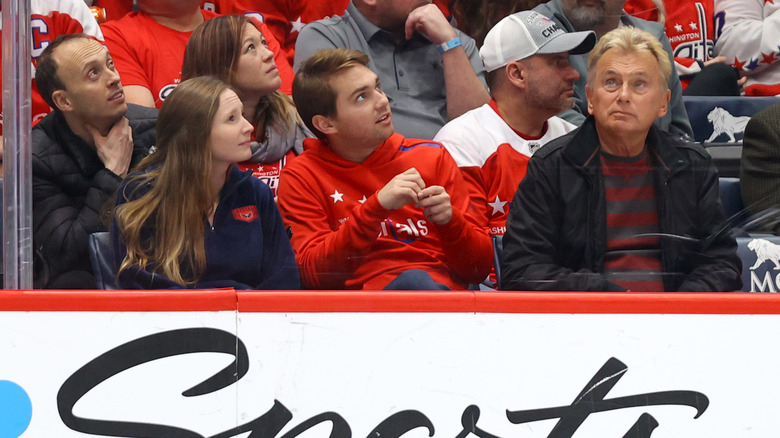 Pat Sajak with his kids Maggie and Patrick 