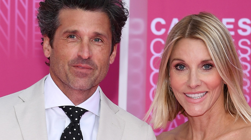 Patrick Dempsey and Jillian Fink at a red carpet event