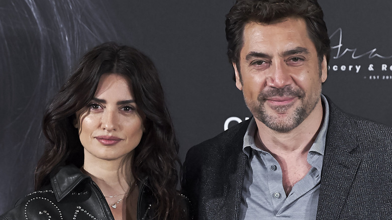 Penélope Cruz, Javier Bardem smiling