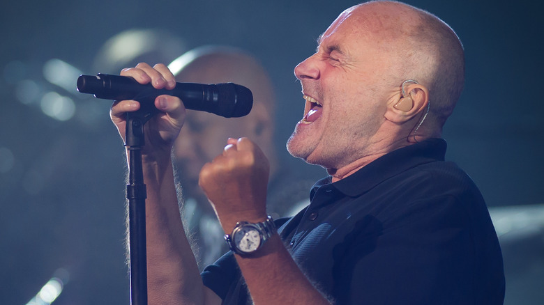 Phil Collins performing