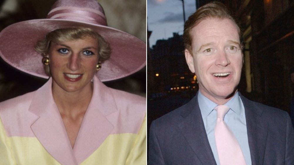 Split image of Princess Diana and James Hewitt