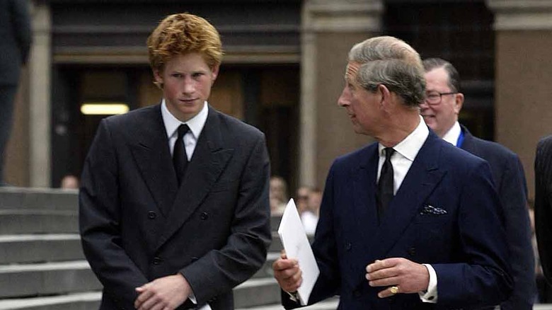 Prince Harry standing