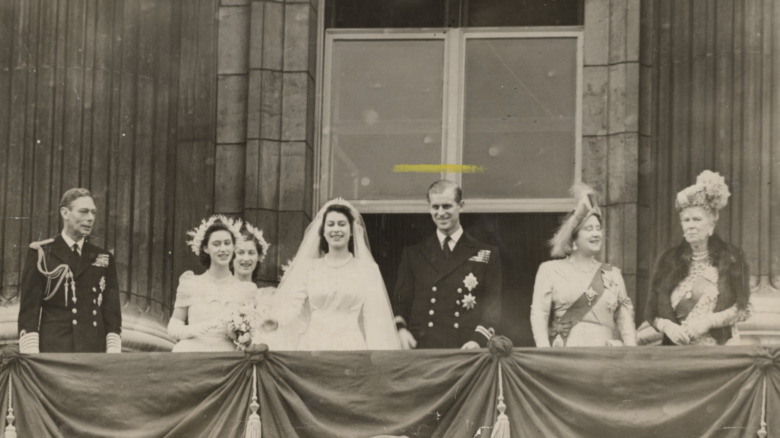 Queen Elizabeth and Prince Philip's wedding day 