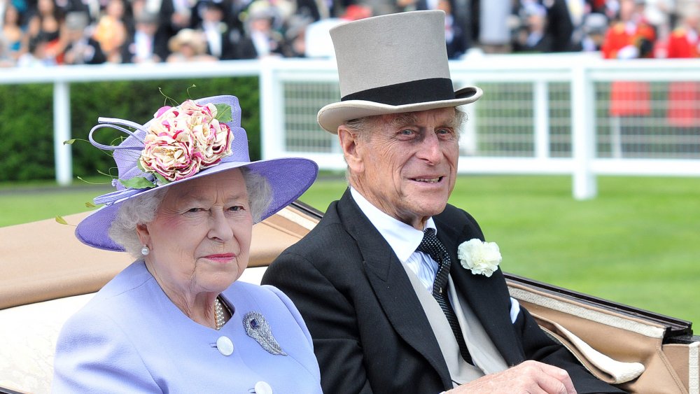 Queen Elizabeth and Prince Philip at Royal Ascot Ladies Day in 2010