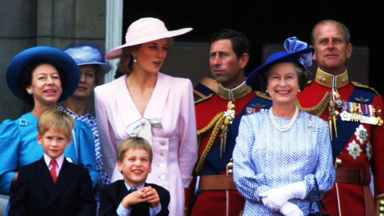 The royal family at an event 