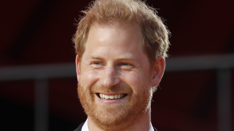 Prince Harry smiling