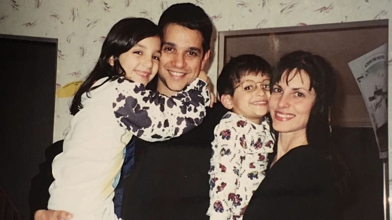 Ralph Macchio with his family