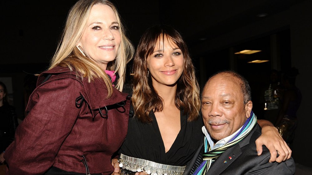 Peggy Lipton, Rashida Jones, Quincy Jones