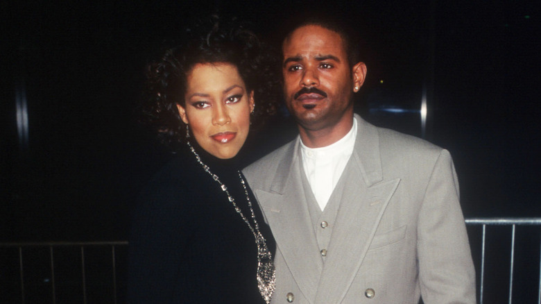 Regina King and Ian Alexander Sr, posing together.