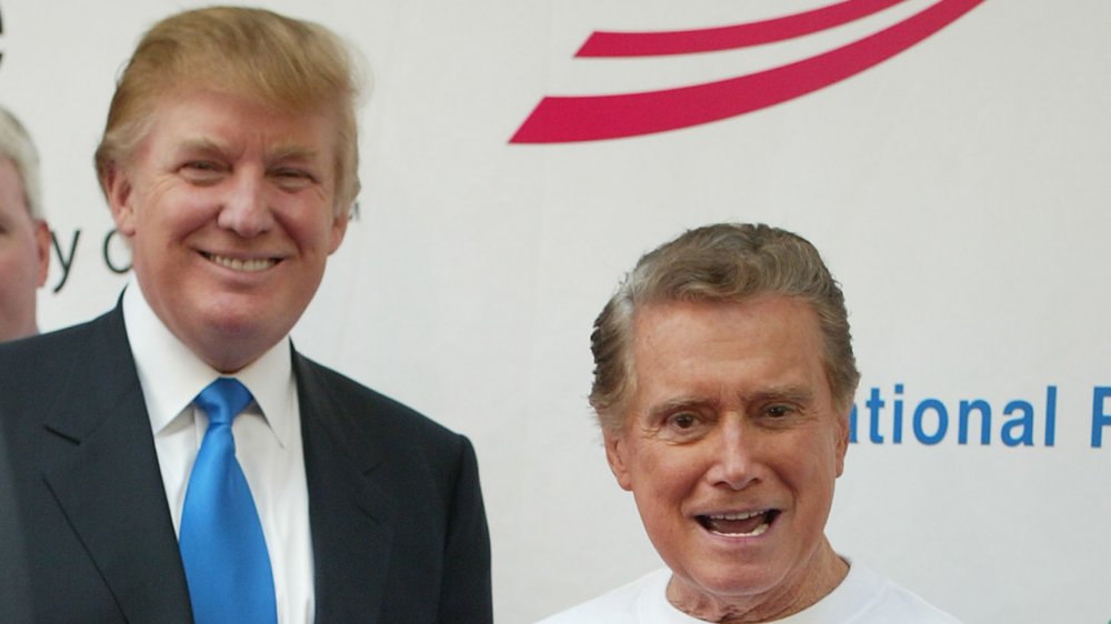 Regis Philbin and Donald Trump