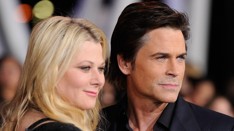Rob Lowe and Sheryl Berkoff red carpet