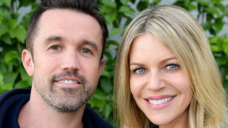 Rob McElhenney and Kaitlin Olson together