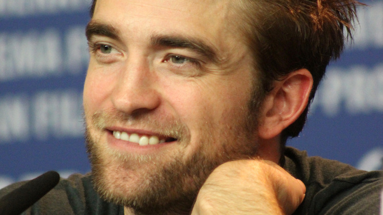 Robert Pattinson during a press conference