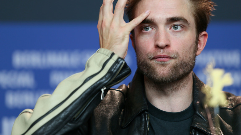 Robert Pattinson during a press conference