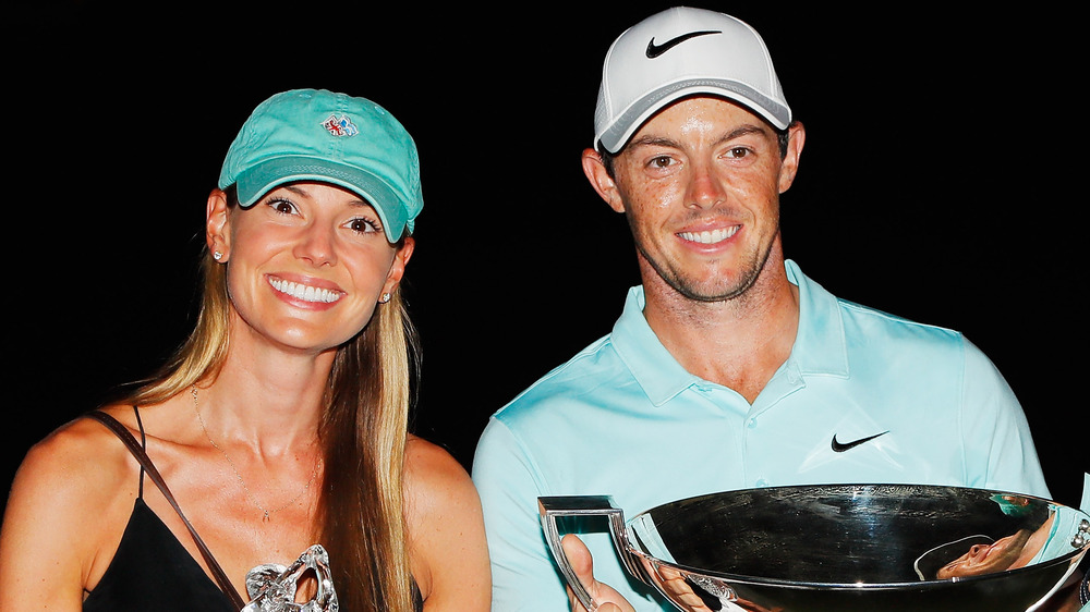 Erica Stoll and Rory McIlroy smiling