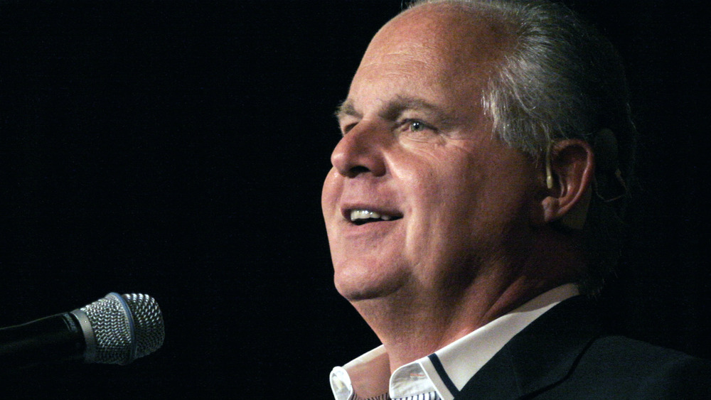 Rush Limbaugh grinning