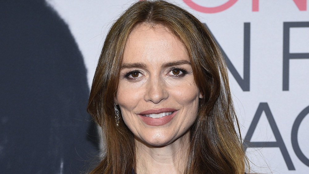 Saffron Burrows on the red carpet