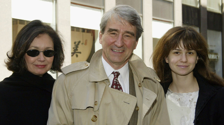 Sam Waterston with wife and daughter