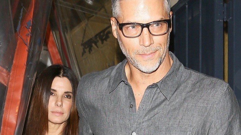 Sandra Bullock with partner Bryan Randall