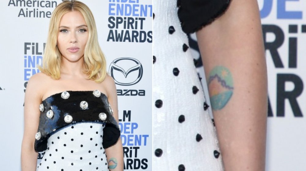 Scarlett Johansson's arm tattoo