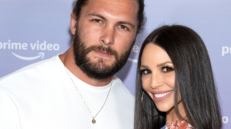 Scheana Shay and Brock Honey Davies smiling