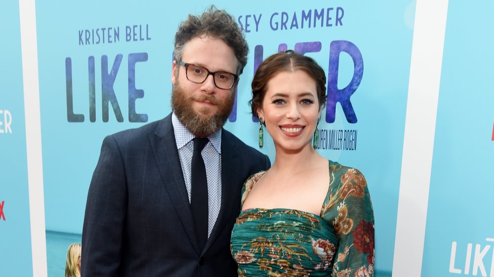 Lauren Miller and Seth Rogen