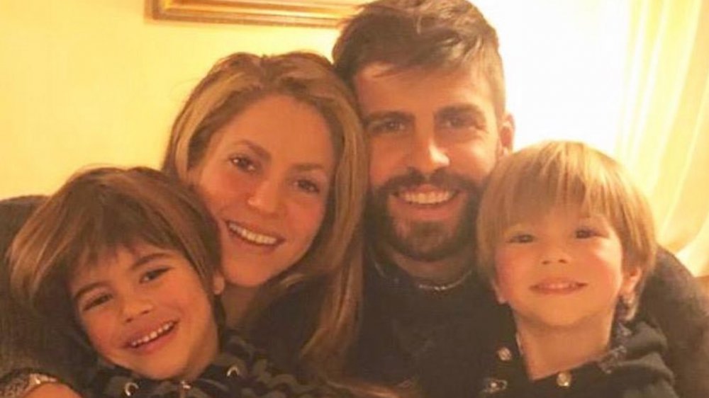 Shakira, Gerard Piqué, and their two children