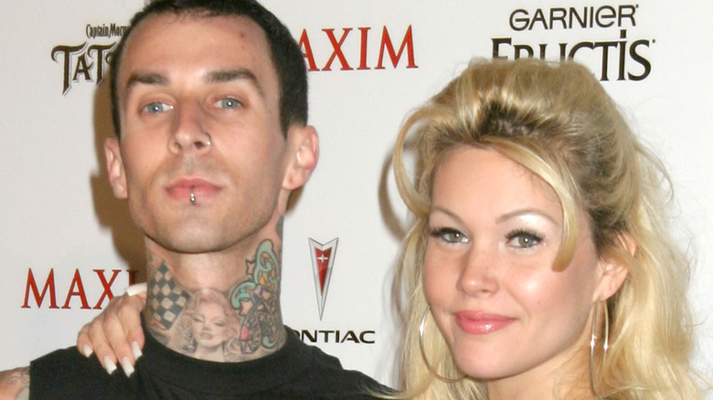 Travis Barker and Shanna Moakler at event