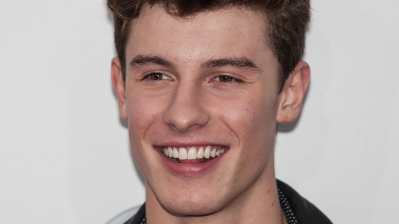 Shawn Mendes smiling