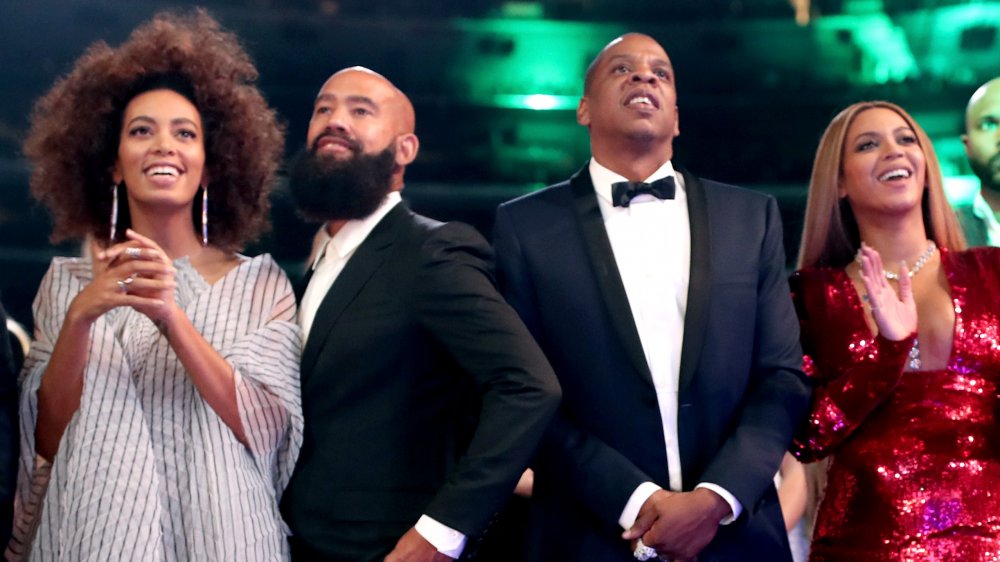 Solange, Alan Ferguson, Jay-Z and Beyonce