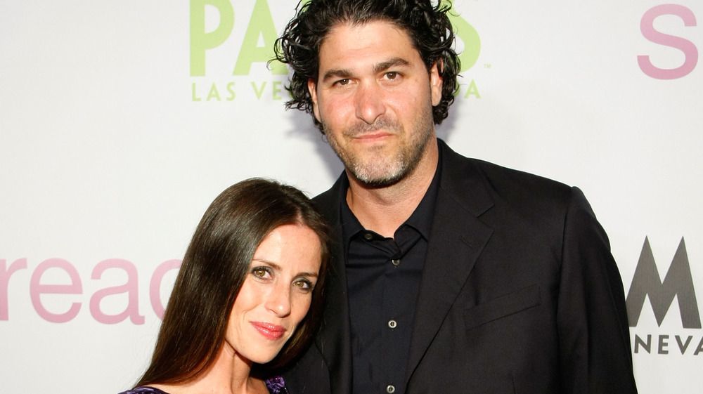 Soleil Moon Frye and Jason Goldberg attend an event