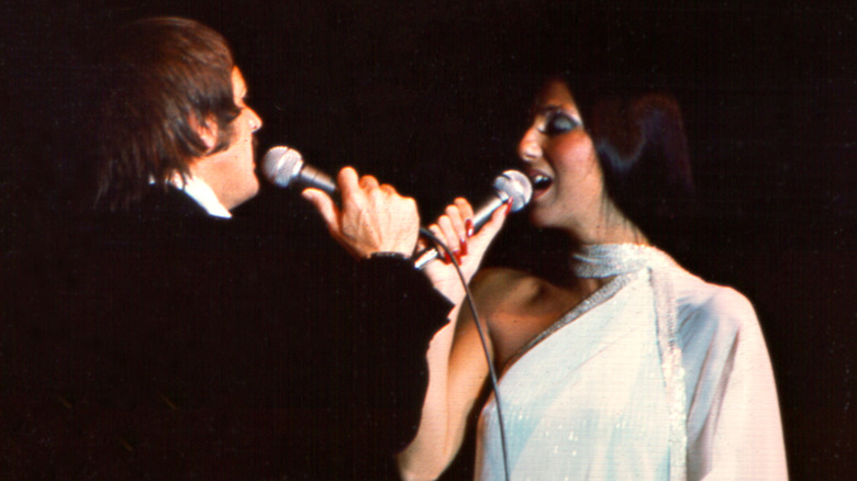 Sonny and Cher singing