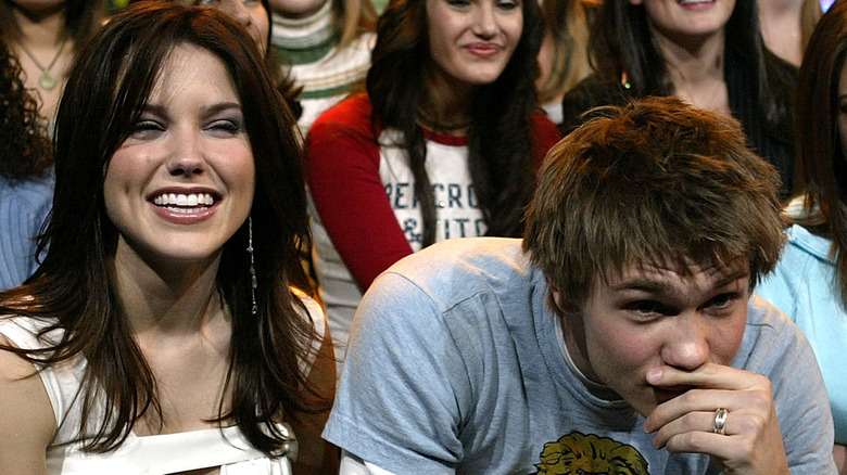 Sophia Bush and Chad Michael Murray on TRL