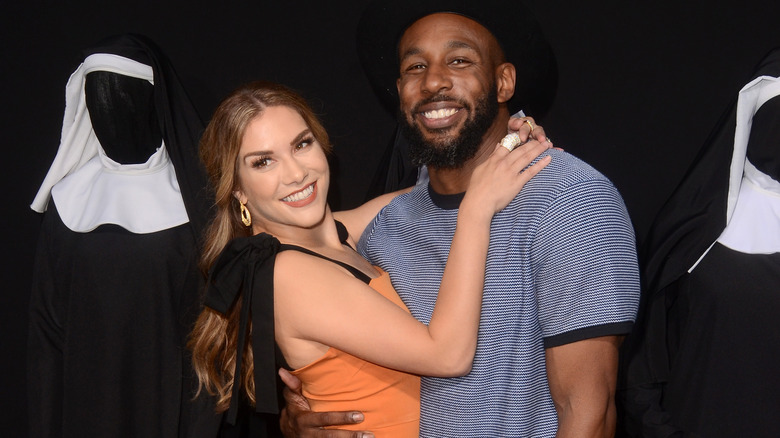 Allison Holker and Stephen 'tWitch' Boss smiling