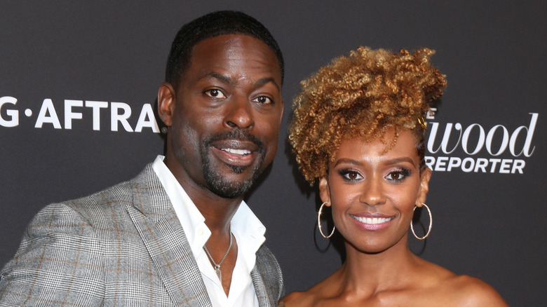 Sterling K. Brown and Ryan Michelle Bathe on the red carpet