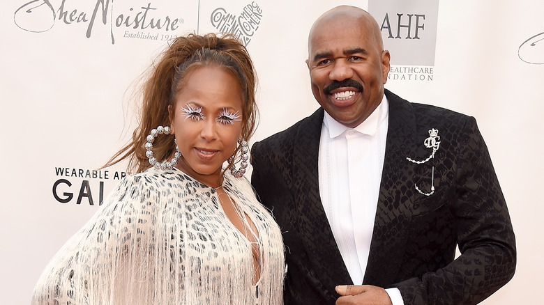 Marjorie Harvey and Steve Harvey