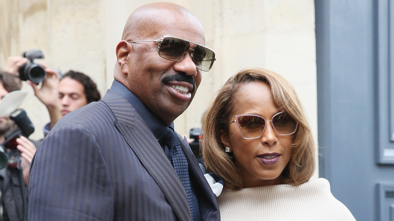 Steve Harvey and Marjorie Harvey