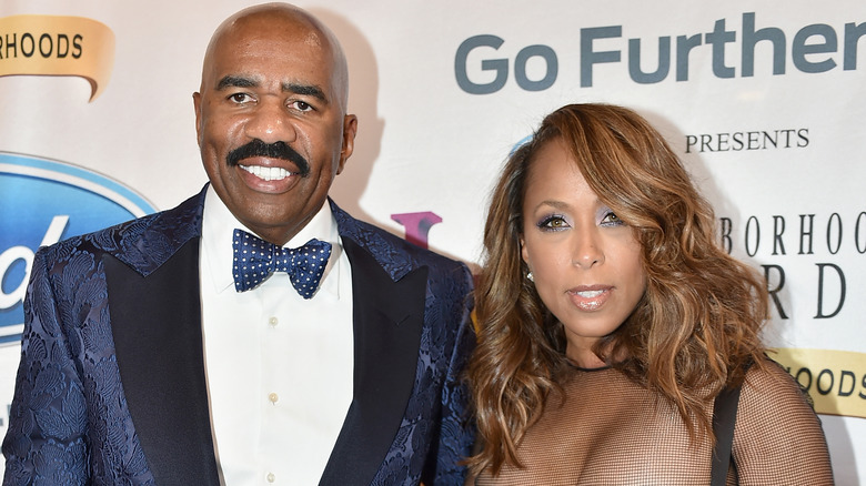 Steve Harvey and Marjorie Harvey