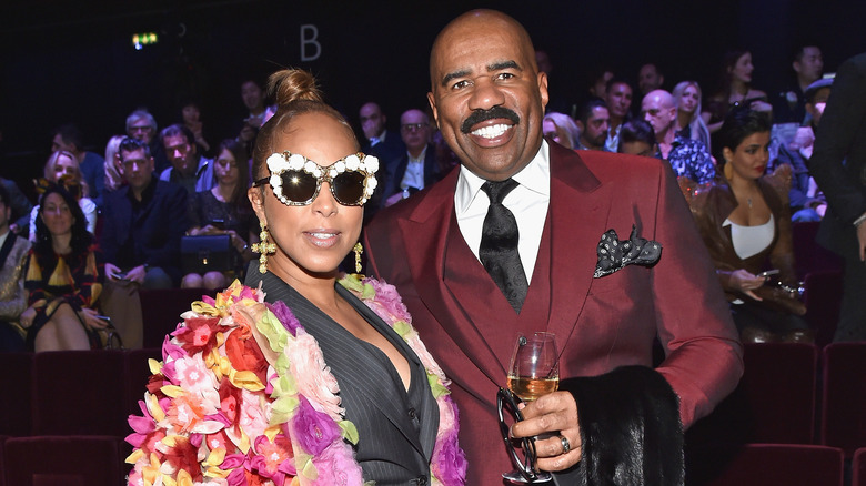 Marjorie Harvey and Steve Harvey