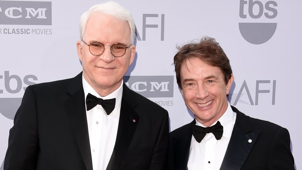 Actor Martin Short and honoree Steve Martin attend the 2015 AFI Life Achievement Award Gala Tribute Honoring Steve Martin