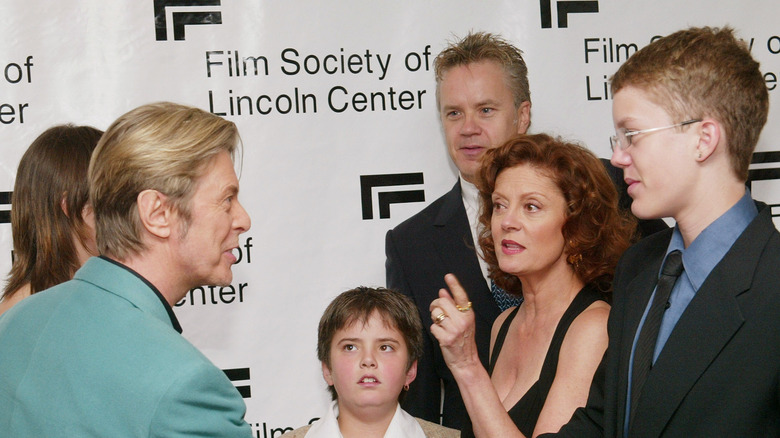 David Bowie meets Susan Sarandon's family 