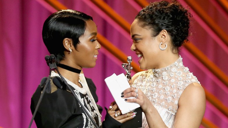 Tessa Thompson and Janelle Monáe