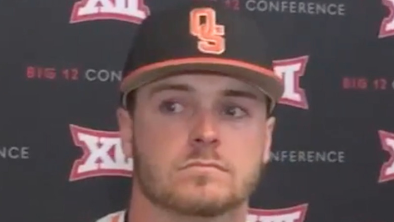 Conor Costello, Oklahoma State baseball press conference