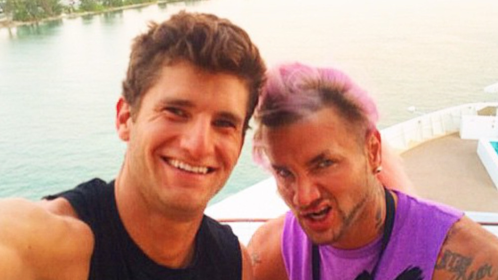 Viktor Simco and Riff Raff pose on Instagram