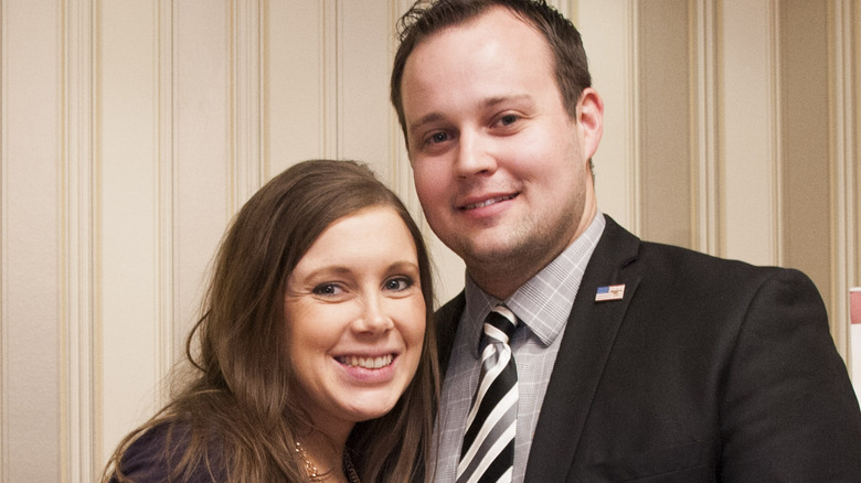 Anna and Josh Duggar at an event 