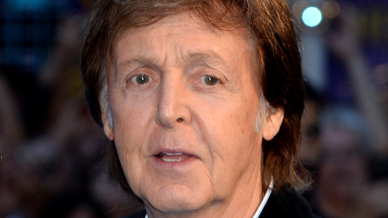 Paul McCartney at movie premiere